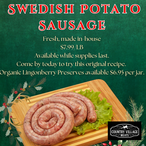 Swedish Potato Fresh Sausages