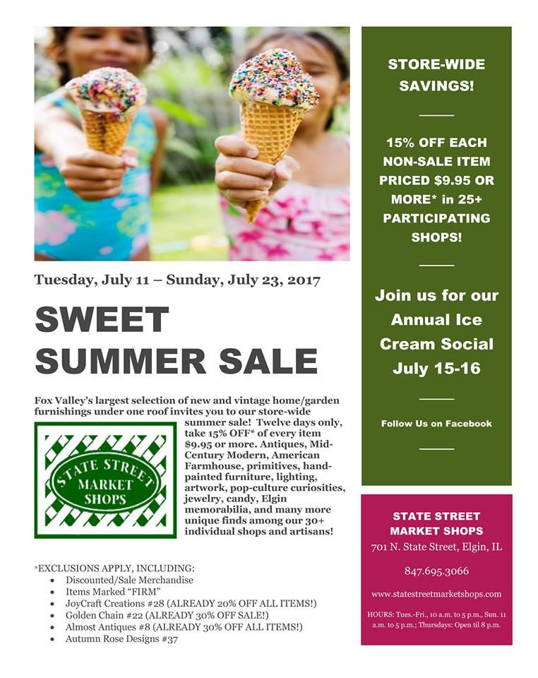 Ice Cream Social at State St Market Shops