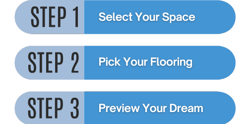 3 step process to visualize your flooring