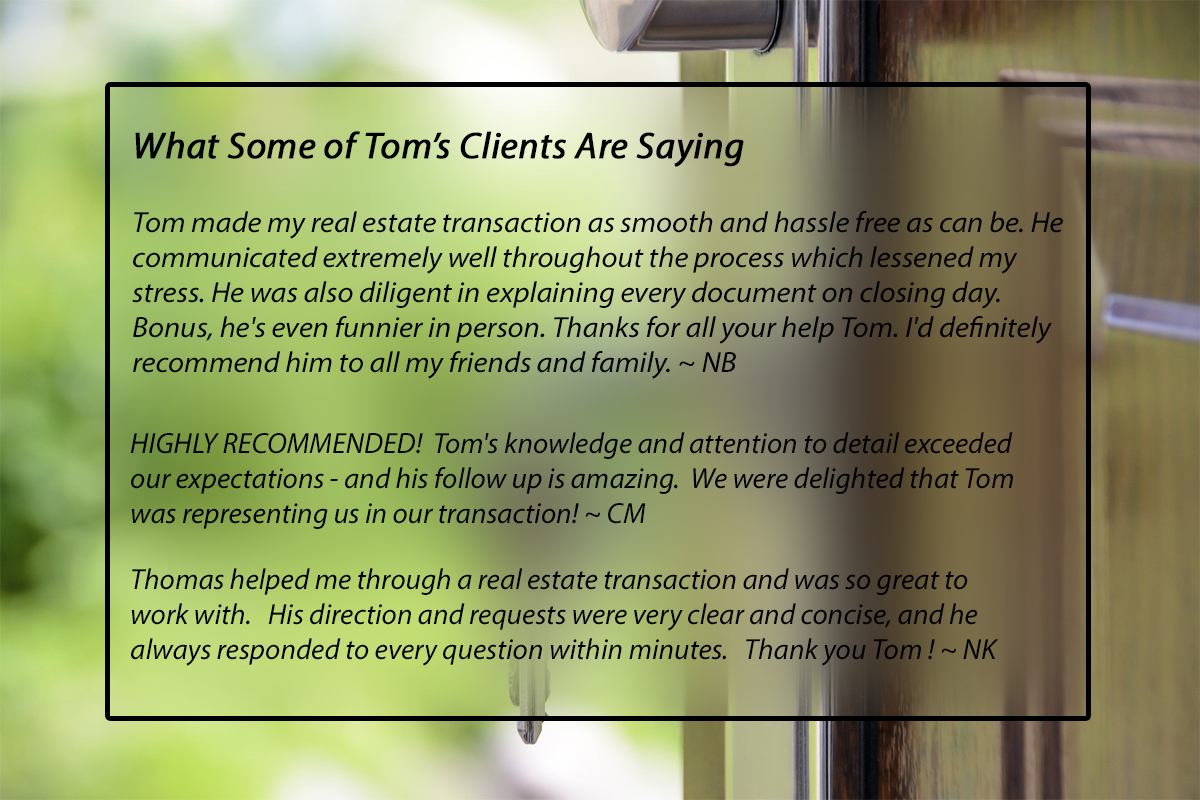 Thomas Fezzey Client Testimonials
