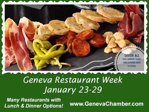 Jan. 23-29 is Geneva Restaurant Week