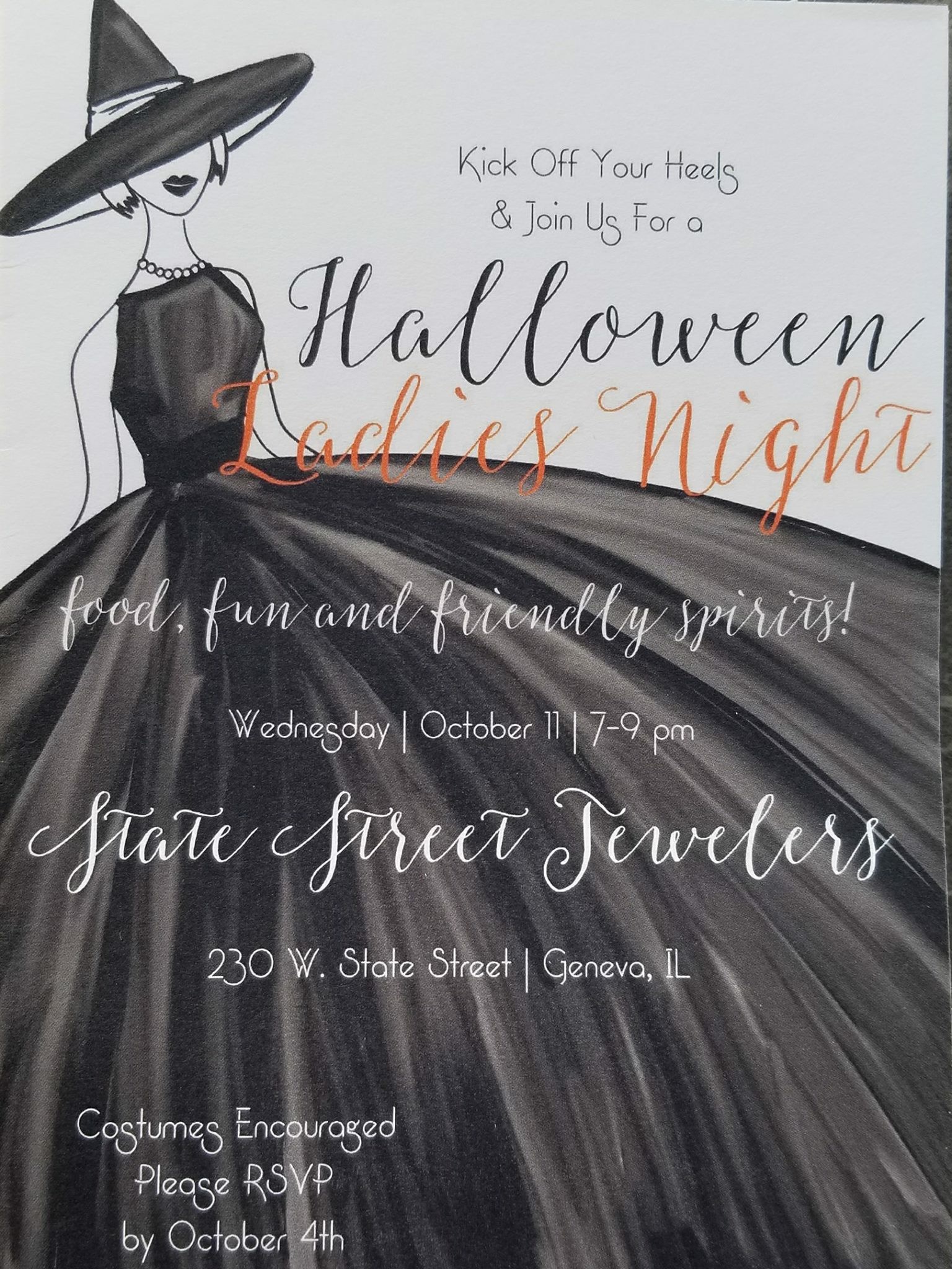 Halloween Ladies Night at State Street Jewelers