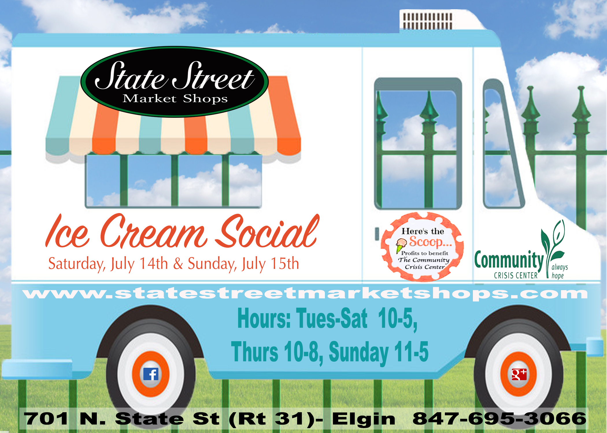 Ice Cream Social at State Street Market Shops