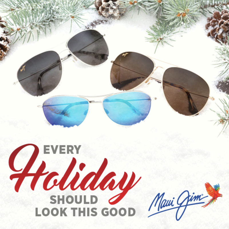 Maui Jim Holiday Trunk Show at Fox Valley Ophthalmology