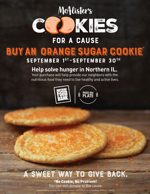 Cookies for a Cause at McAlister's Deli