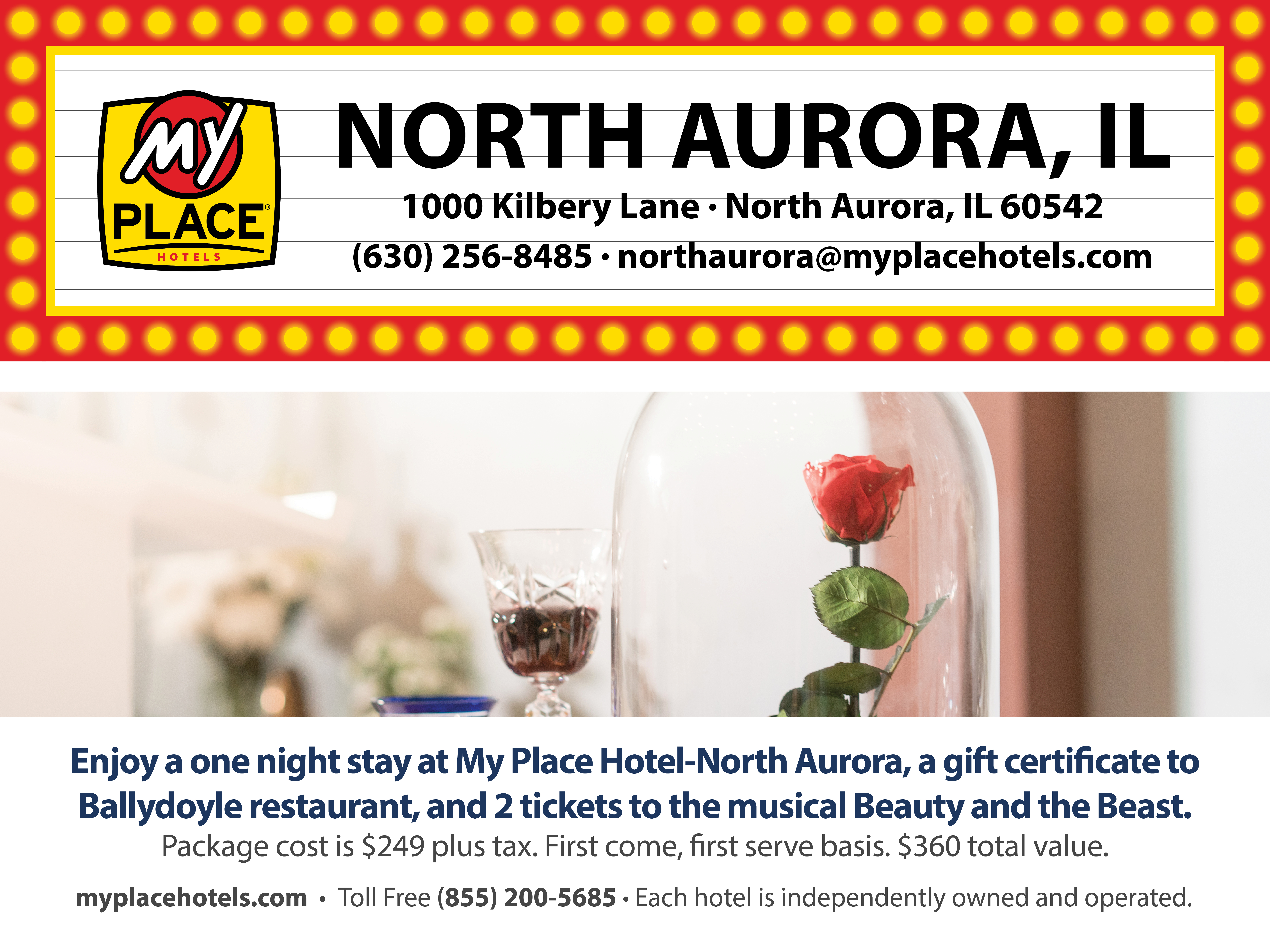 Theater, Dining + Stay Pkg at My Place Hotels - N. Aurora