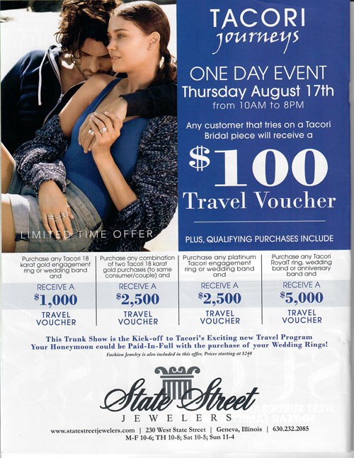 Tacori Trunk Show at State Street Jewelers