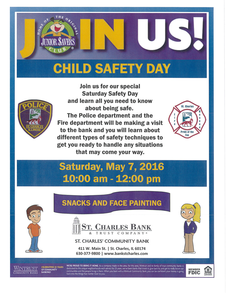 Child Safety Day at St. Charles Bank & Trust