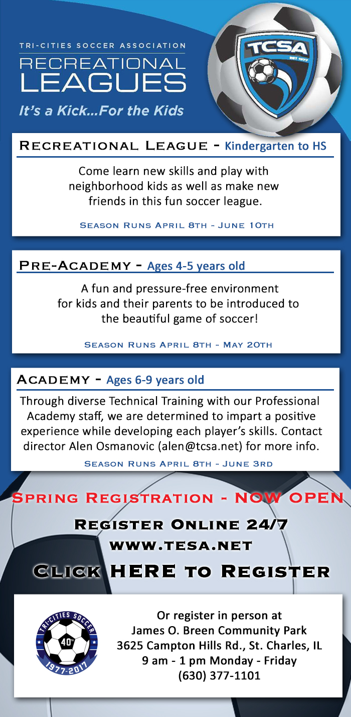 Spring Soccer at Tri-City Soccer Association