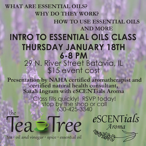 Essential Oils 101 at The Tea Tree